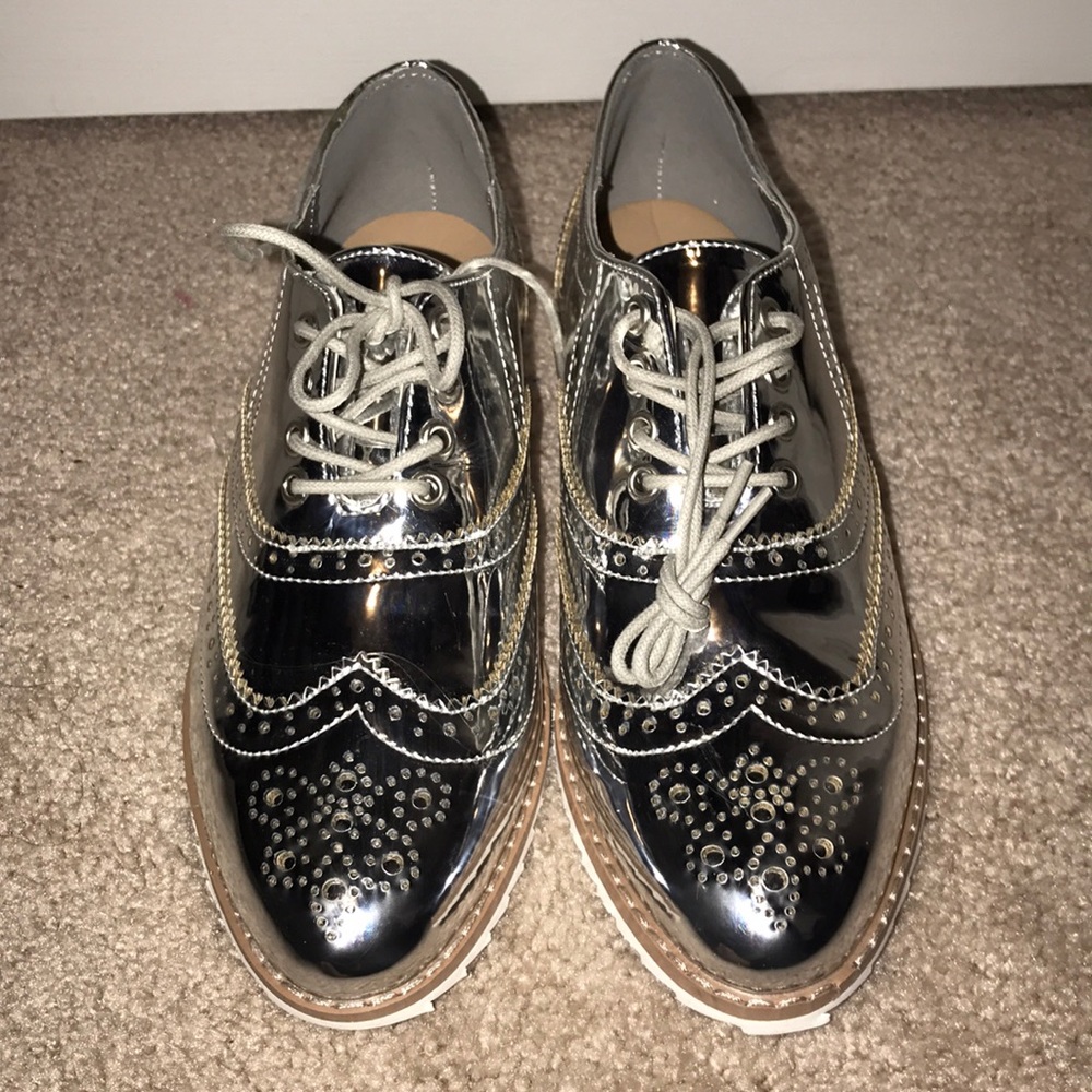 Shiny oxfords